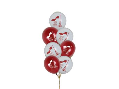 Qatar National day Printed logo balloons  - 10 pcs