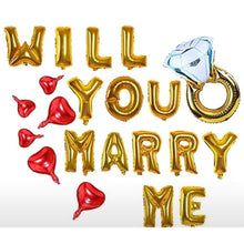 Will You Marry Me Foil Balloons - Non Inflated