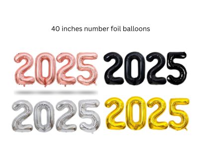 2025 foil balloon - 40 inches number