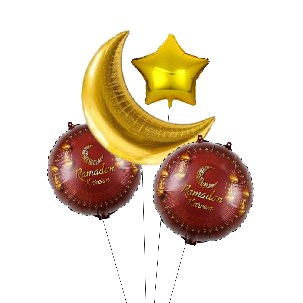 Ramadan Kareem helium bunch design 1