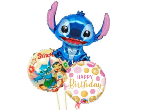 3 pcs Lilo stitch helium filled birthday