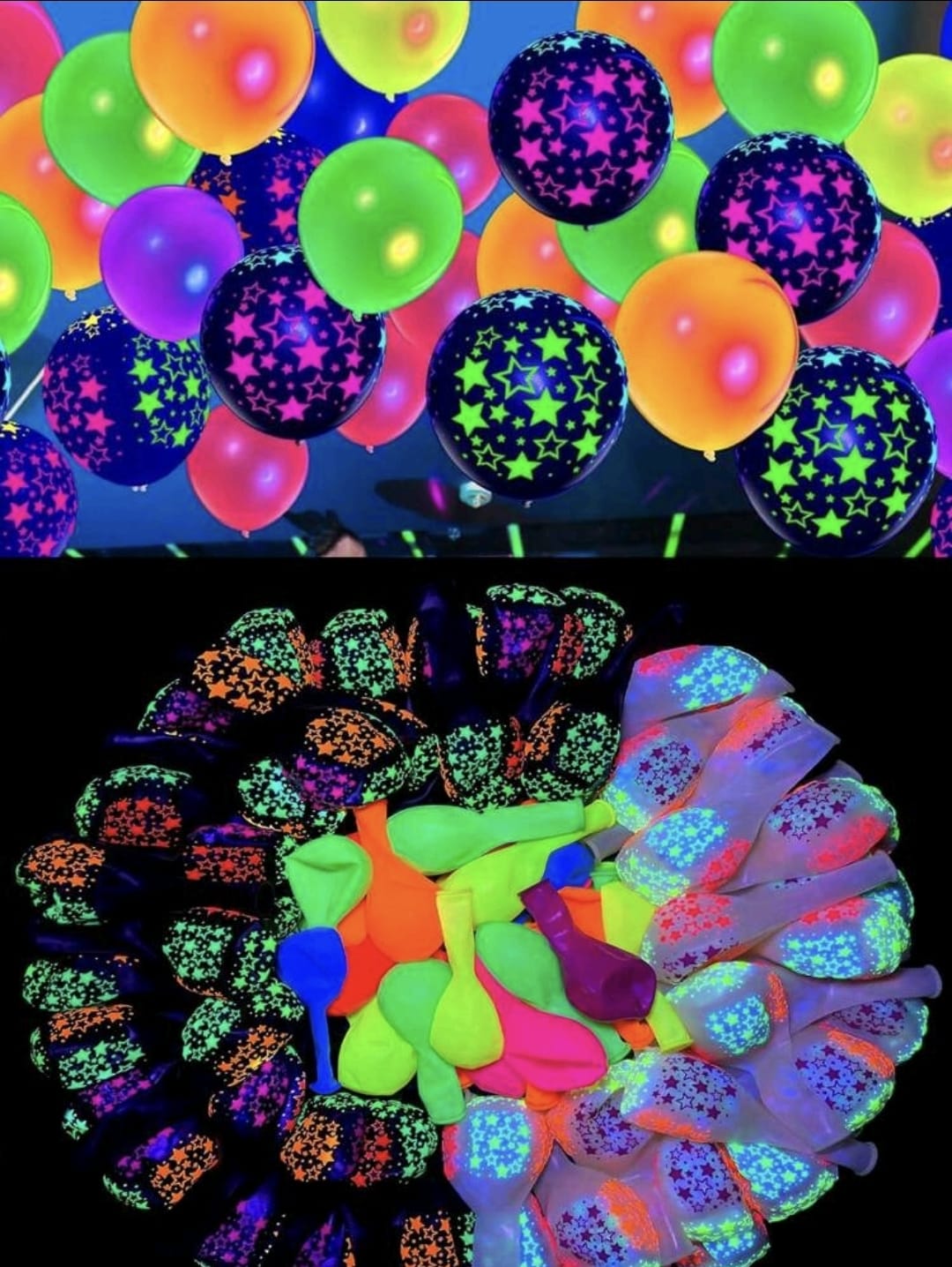 Glow in the dark non inflated 20pcs