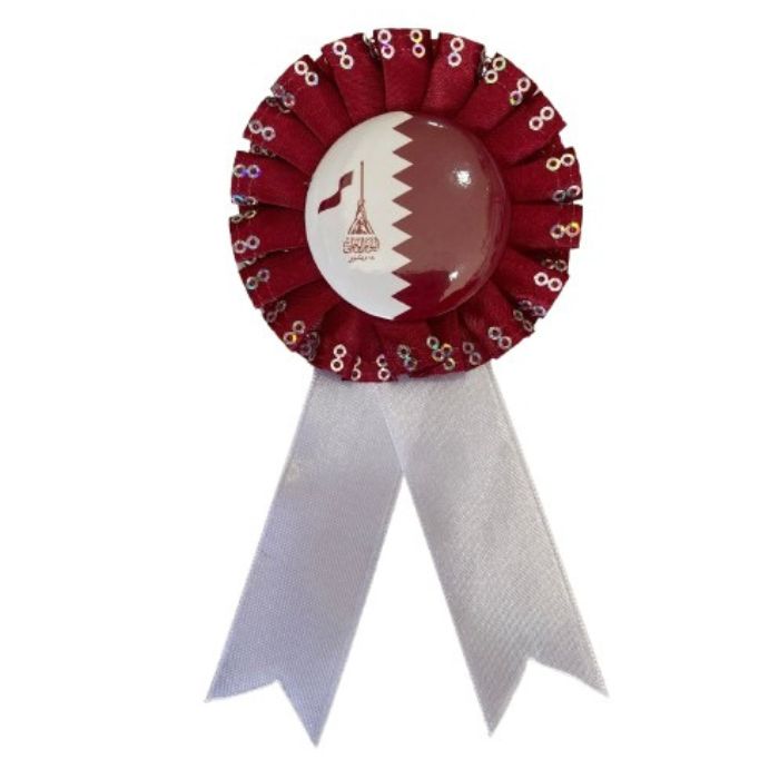 Qatar National Day Logo Brooch Pin Badges