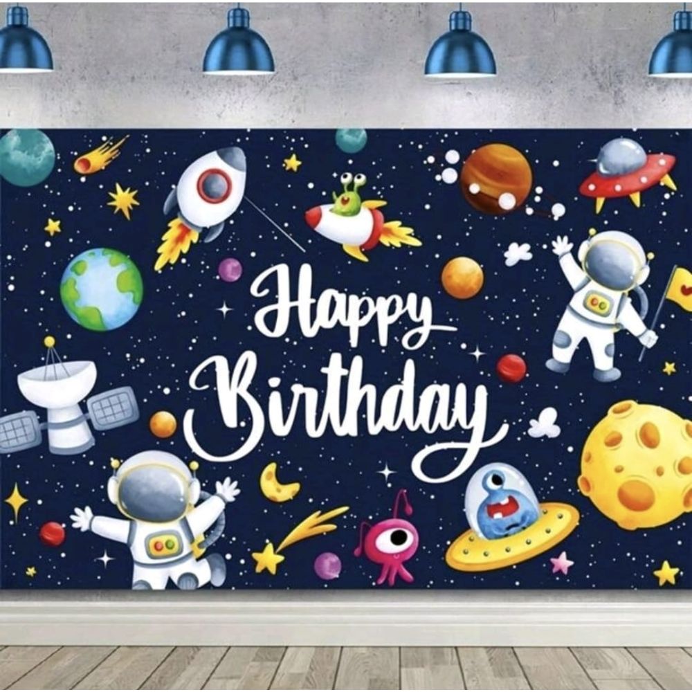 Astronaut Space Poster Backdrop