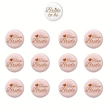 Bride and Team Bride Badge - Pack of 13