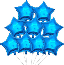 Blue Star Foil Balloons 18 Inches