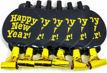 Happy New Year Blowout 6 Pieces Per Card - Golden