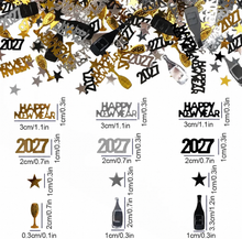2027 new year confetti 1 pack