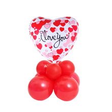 I love air filled balloon on base