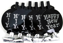 Happy New Year Blowout 6 Pieces Per Card - Silver