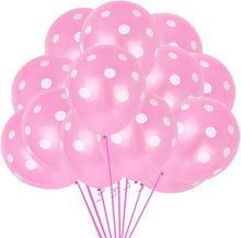 Pink Polka Dots Balloons 10 Pcs