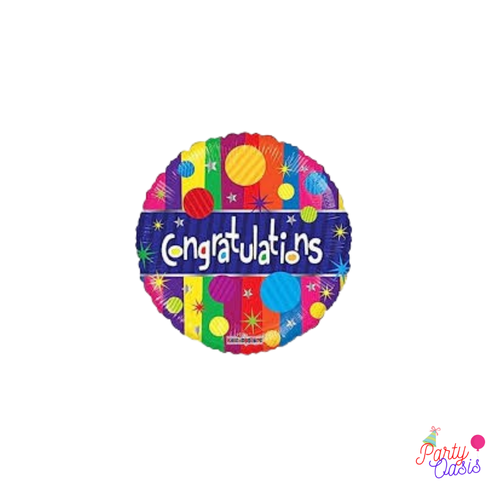 Congratualtions foil balloon