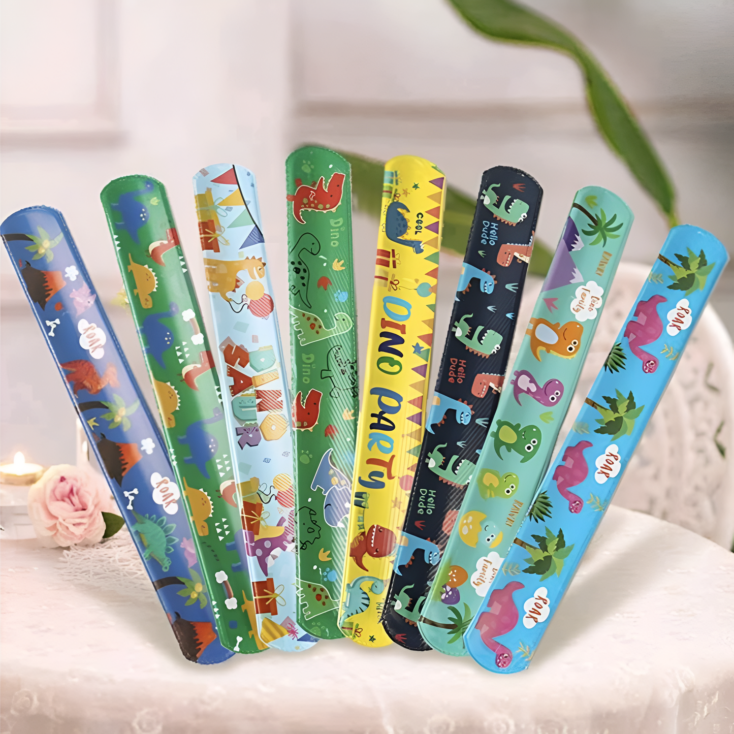 Dinosaur Wrist Band 12Pcs