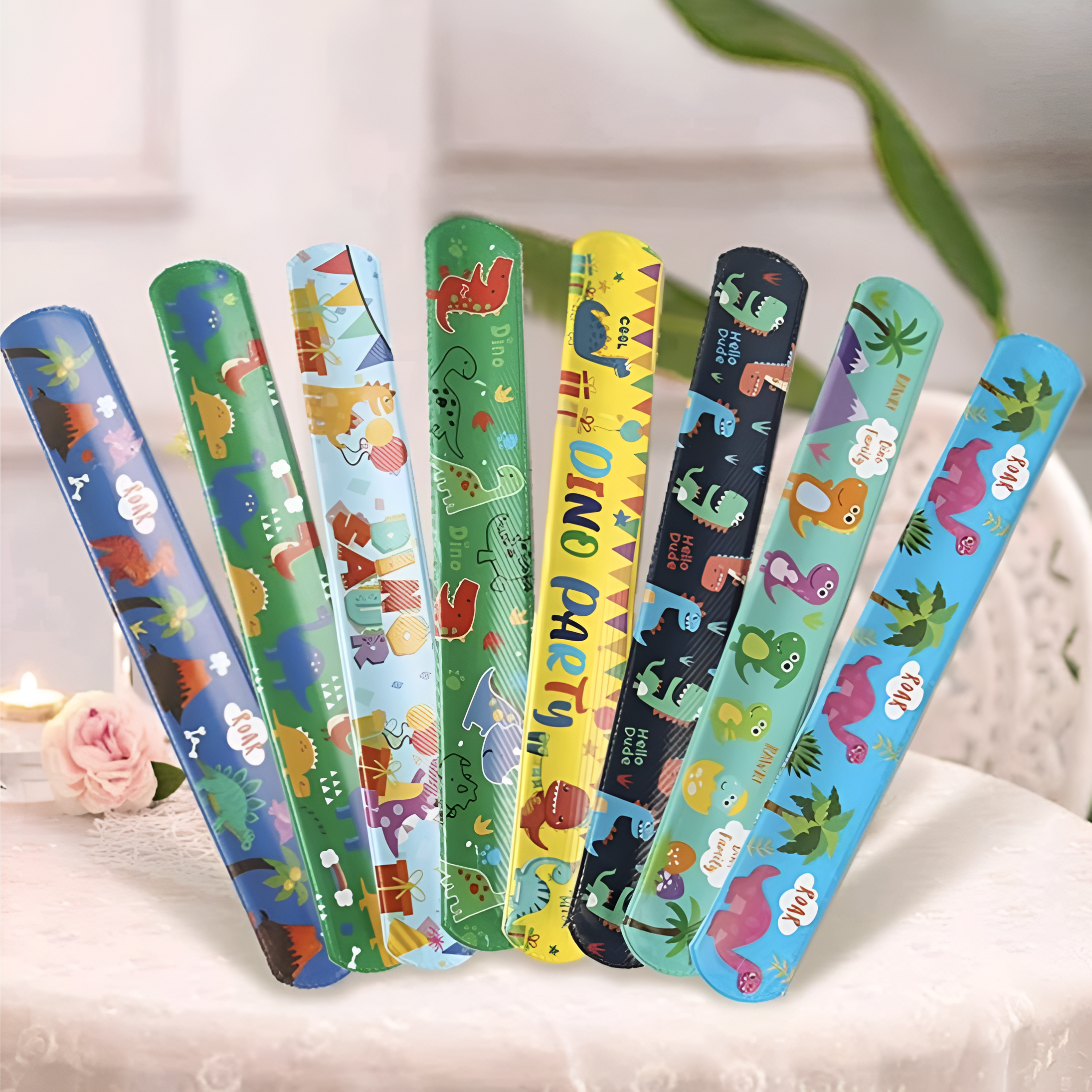 Dinosaur Wrist Band 12Pcs