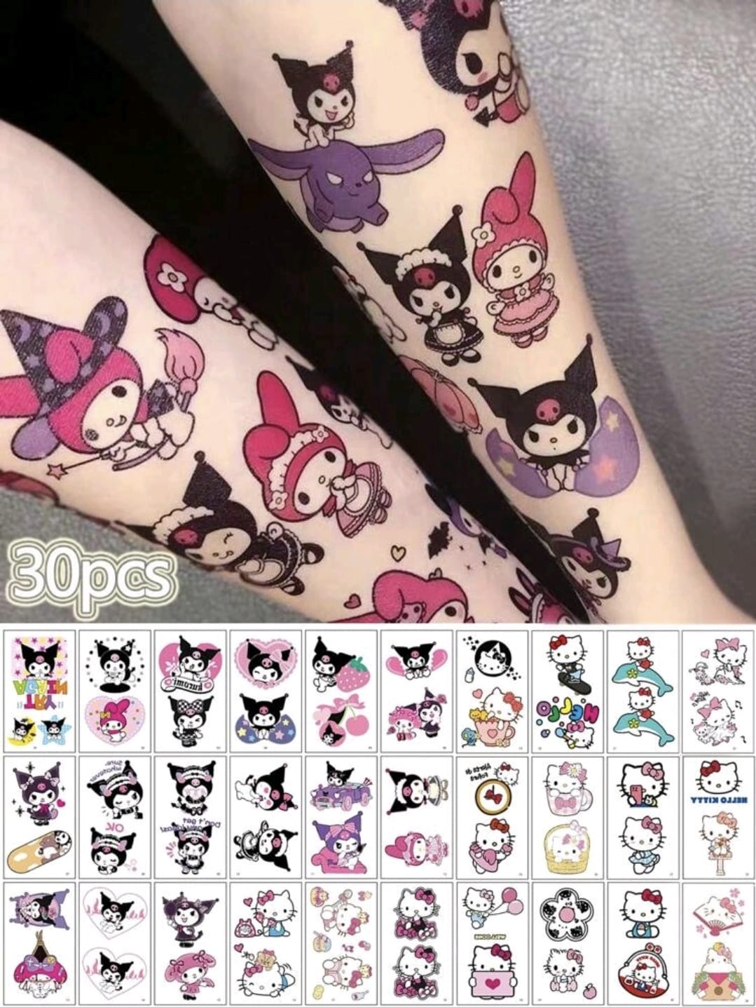 Sanrio kuromi tattoos