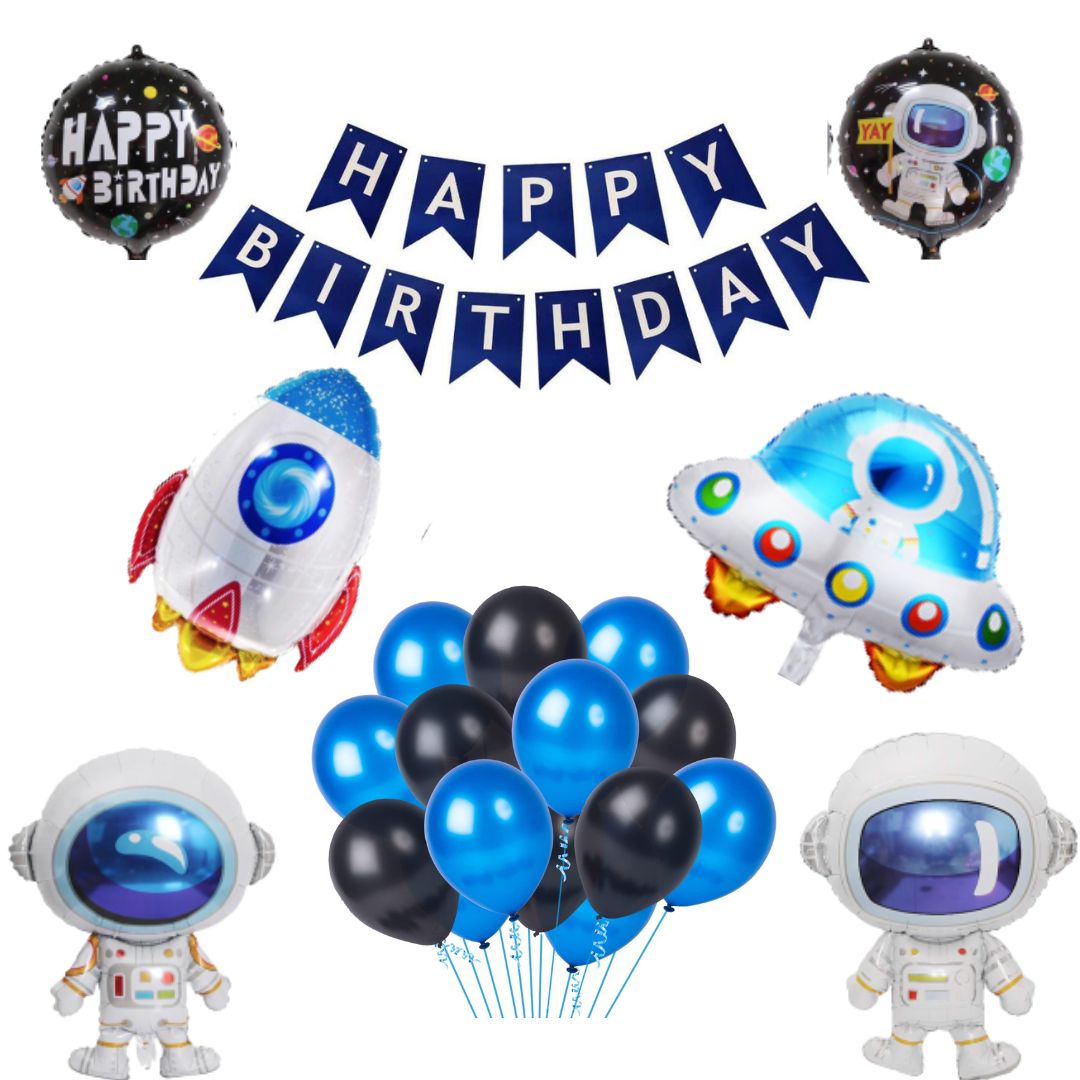 space theme balloon decorations