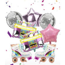 Roller Skate Balloon Boom Box 80s 90s - Disco Retro Party Balloons