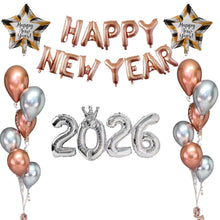 Rosegold Silver New Year 2026 Decor