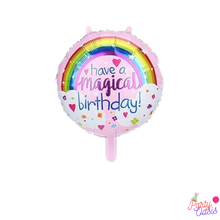 Magical Birthday foil balloon