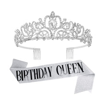 Silver Birthday Queen Sash