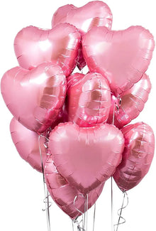 Pink Heart Foil Balloons 18 Inches