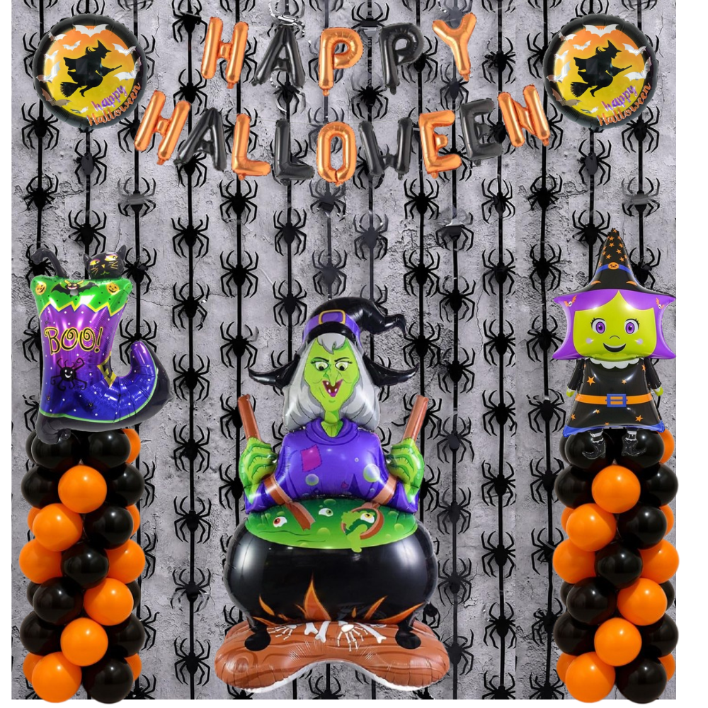 witch hallowen dceor - air filled and ready to use