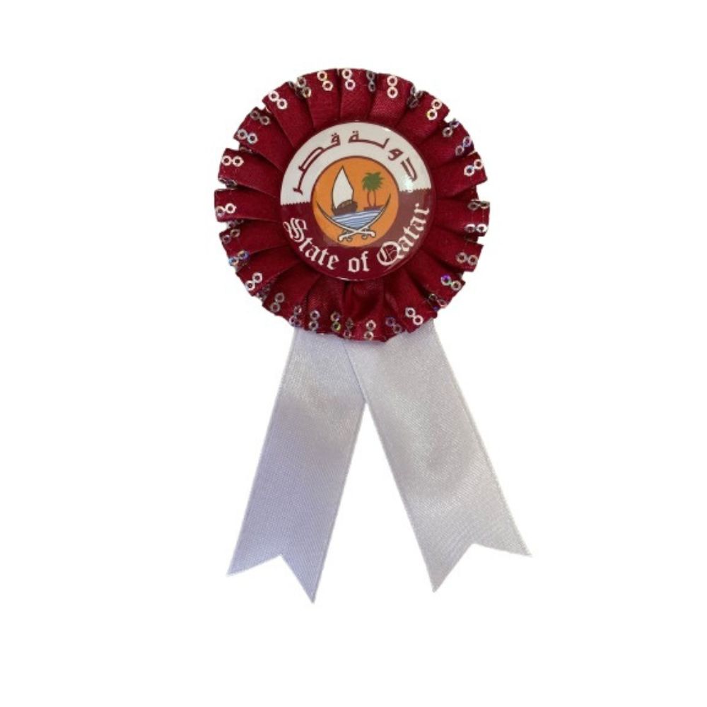 Qatar National Day Qatar Logo Brooch Pin Badges