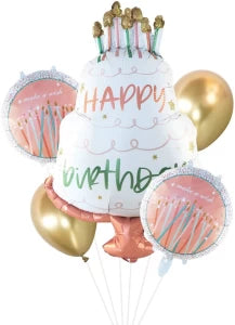 cake foil balloon helium filled