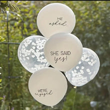 Bridal Shower Helium Balloons She Said Yes Balloon
