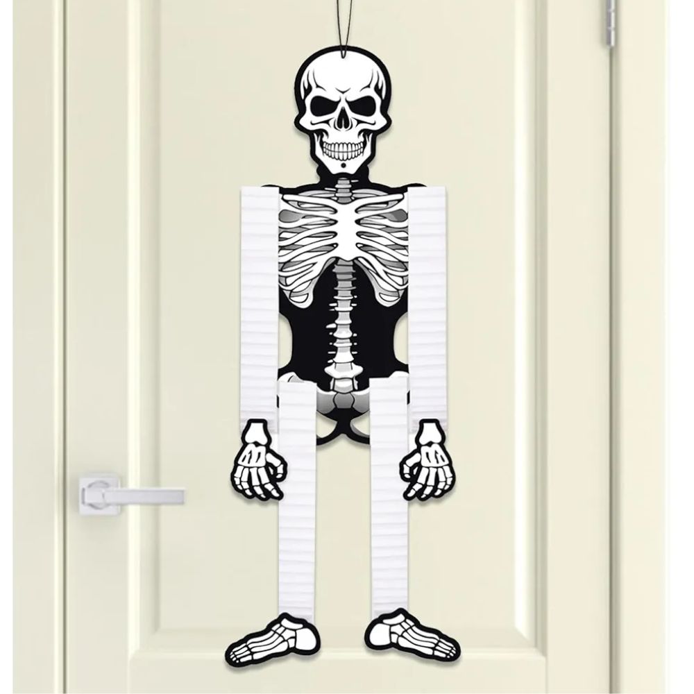 Skeleton Honeycomb Door Hanging Decoration Tissue Dancers