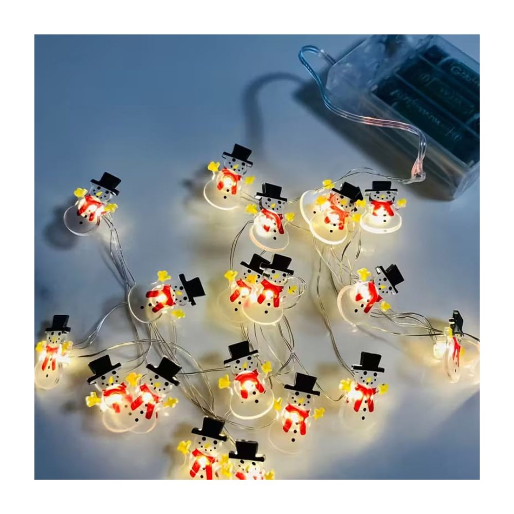 Snowman String Light 2m