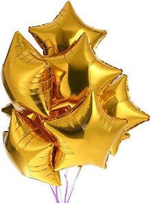 Gold Star Foil Balloons 18 Inches