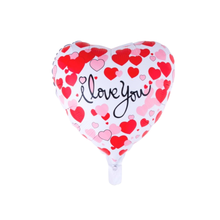 I Love You heart foil balloon