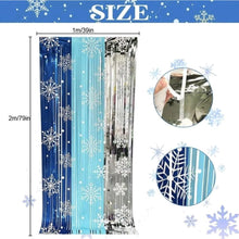 Frozen Curtain Foil Snowflake 1pc