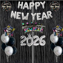 Black Silver New Year Decoration
