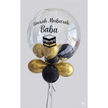 Umrah Mubarak Personalized Bubble Bobo Balloon Helium Filled