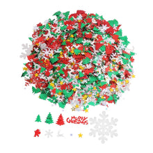 Assorted Color Christmas Table Confetti 30g