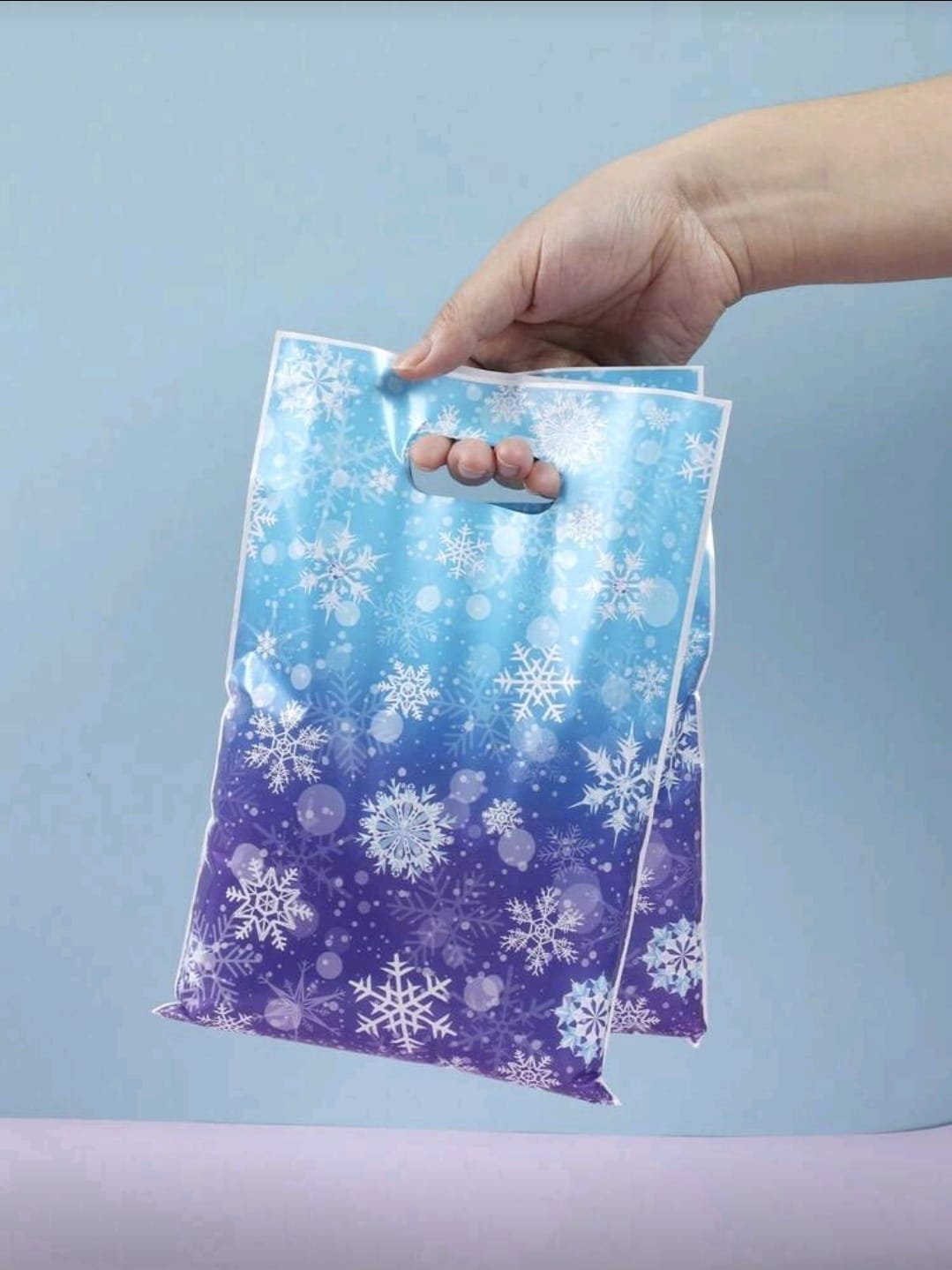 Frozen Snowflake Loot Bags Candy Bag - 50 Pcs