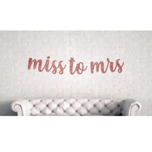 Miss to Mrs Banner