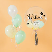 Welcome Helium Balloons with  Personalized Message