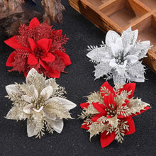 Glitter Christmas Flowers