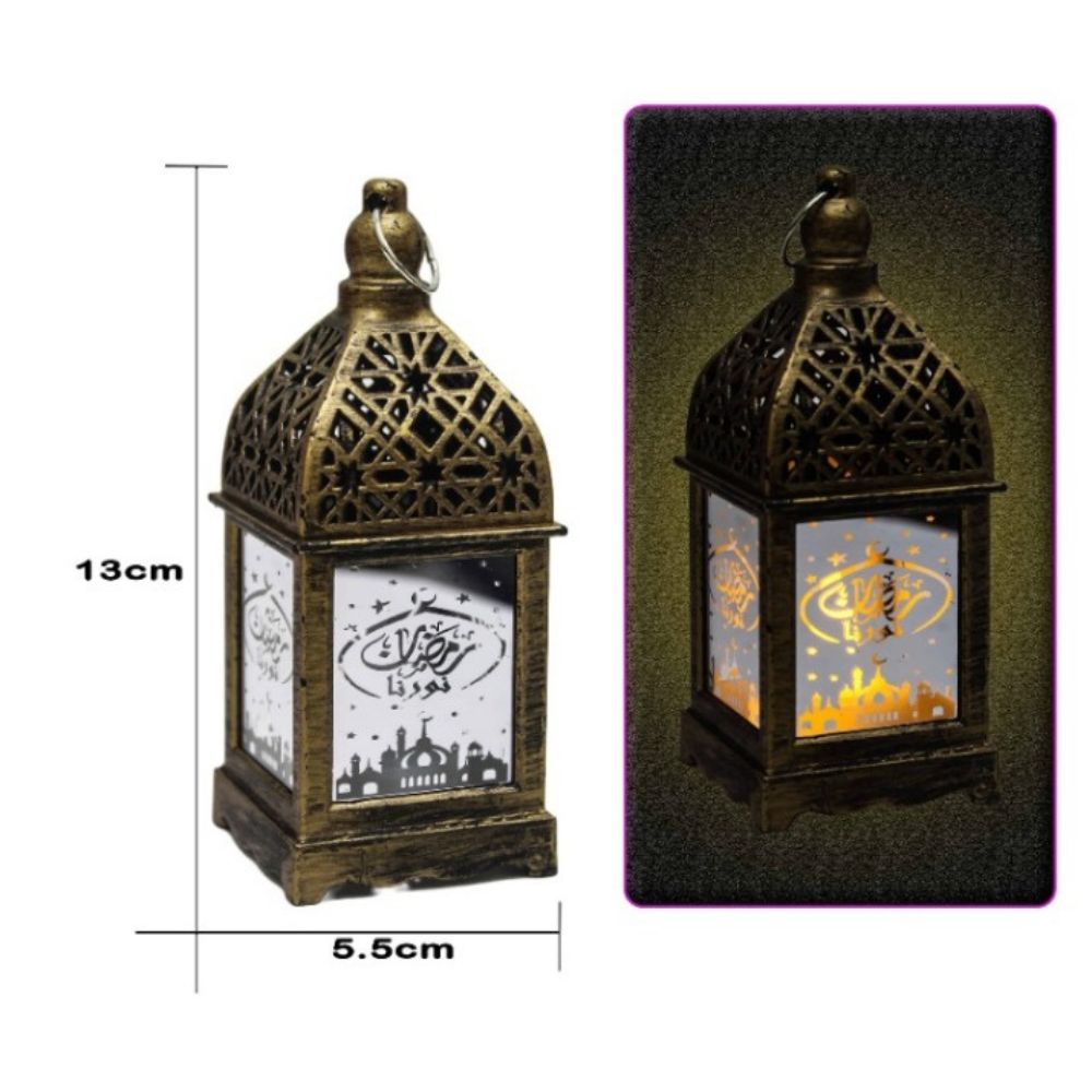 Ramadan Lantern for Eid and Garnagao Decoration with Battery - 1 pc