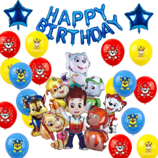 Paw patrol birthday kit - non inflated big set