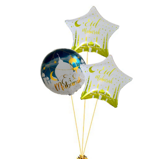 helium filled balloons - star and round