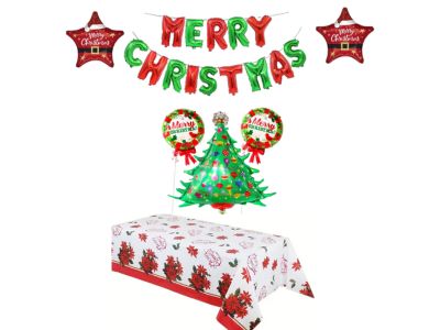 Simple Christmas Tree Decor white