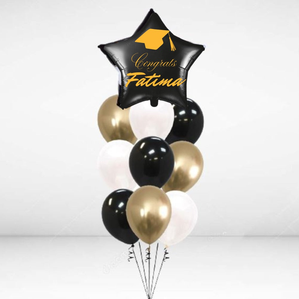congrats grad customized helium bunch – Your Party Oasis trading