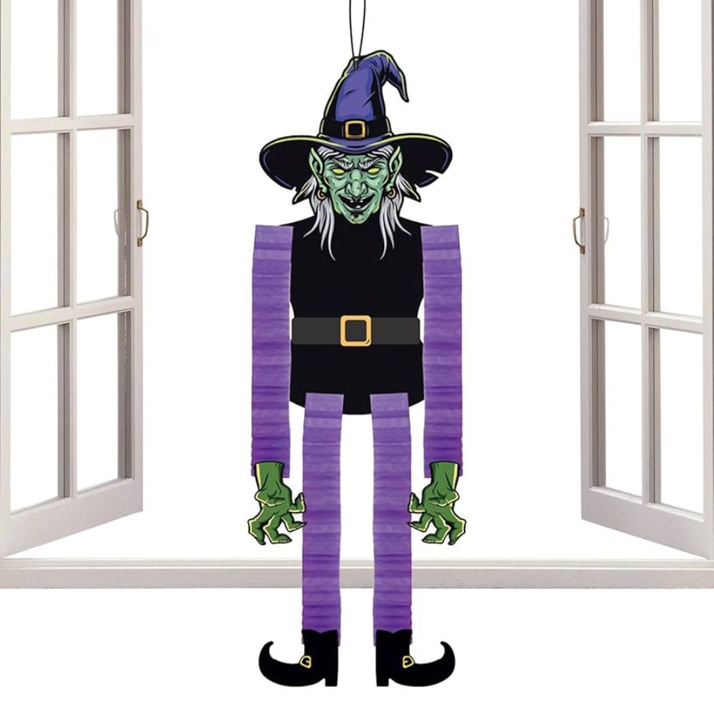 Witch Honeycomb Door Hanging Decoration Tissue Dancers
