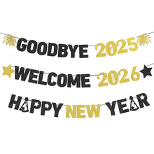 Good Bye 2025, Welcome 2026 And Happy New Year Banner