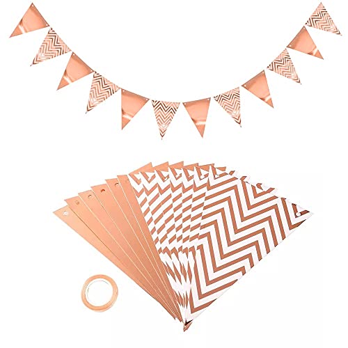 RoseGold triangle banner