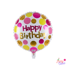 Pink Gold birthday foil balloon